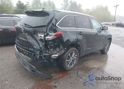2018 Toyota Highlander Xle from USA, damaged, VIN 5TDJZRFH0JS887299